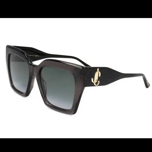 SOLD❤️✨JIMMY CHOOSE Eleni glittery sunglasses 🖤 - Picture 11 of 16